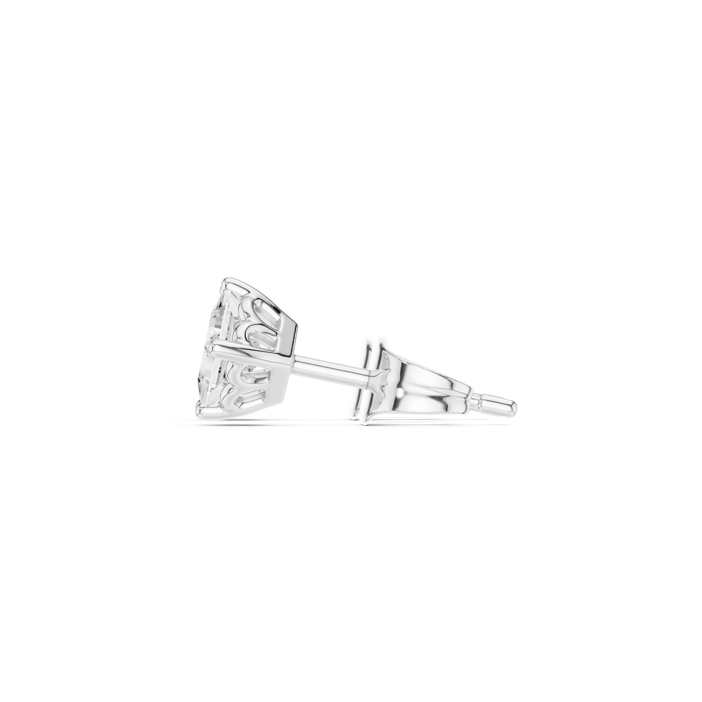 Cushion Stud Lab Grown Diamond Earrings