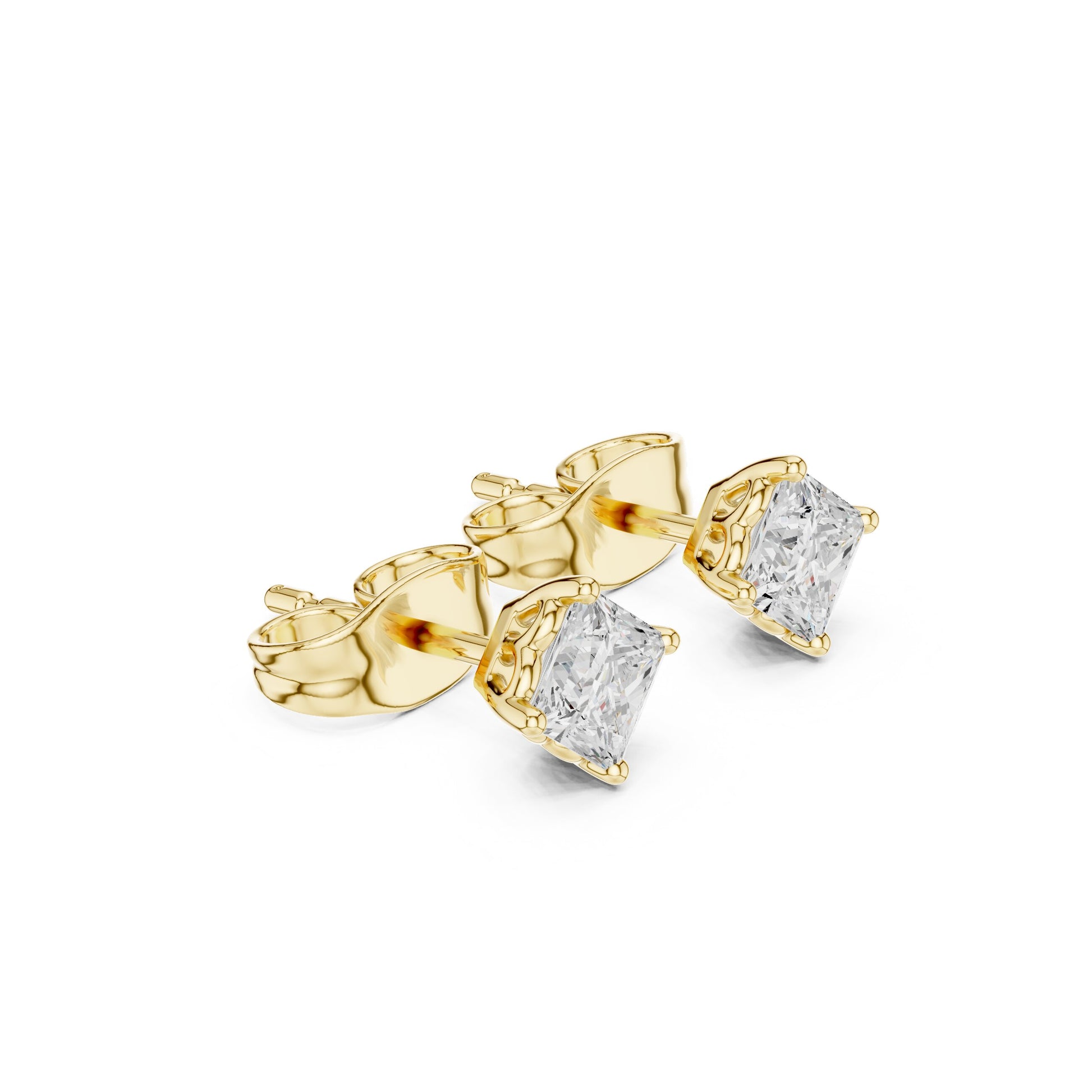 Cushion Stud Lab Grown Diamond Earrings