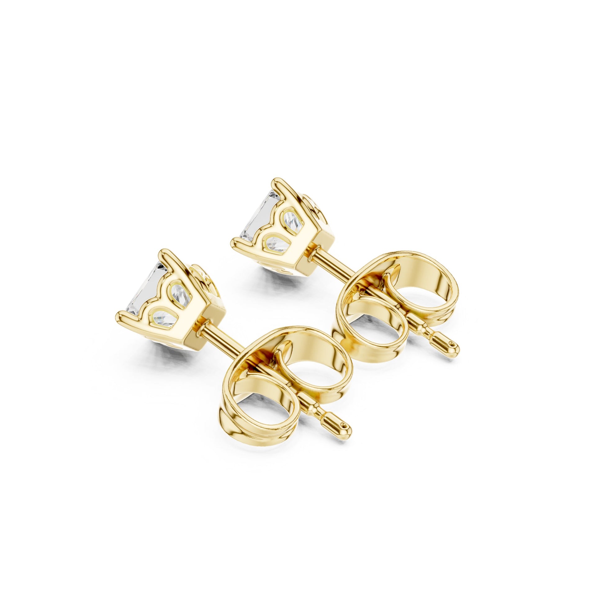 Cushion Stud Lab Grown Diamond Earrings