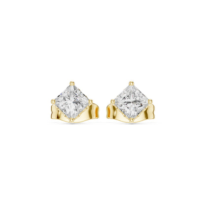 Cushion Stud Lab Grown Diamond Earrings