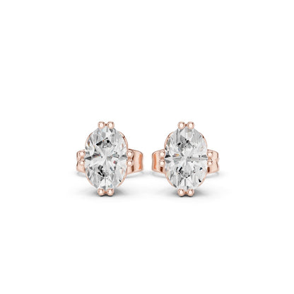 Mixed Shape Lab Grown Diamond Stud Earrings