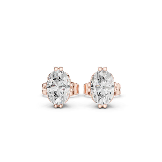Mixed Shape Lab Grown Diamond Stud Earrings