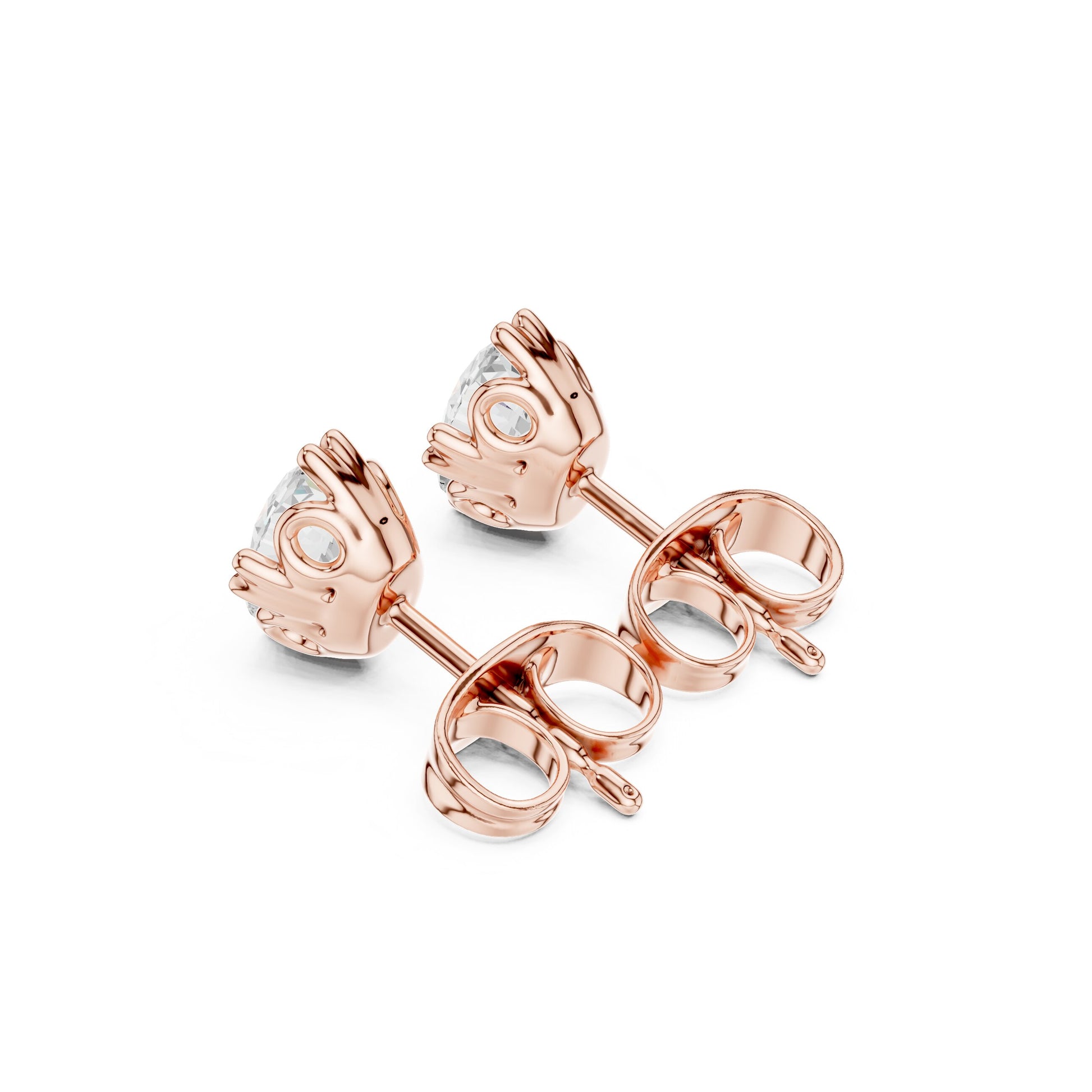 Mixed Shape Lab Grown Diamond Stud Earrings