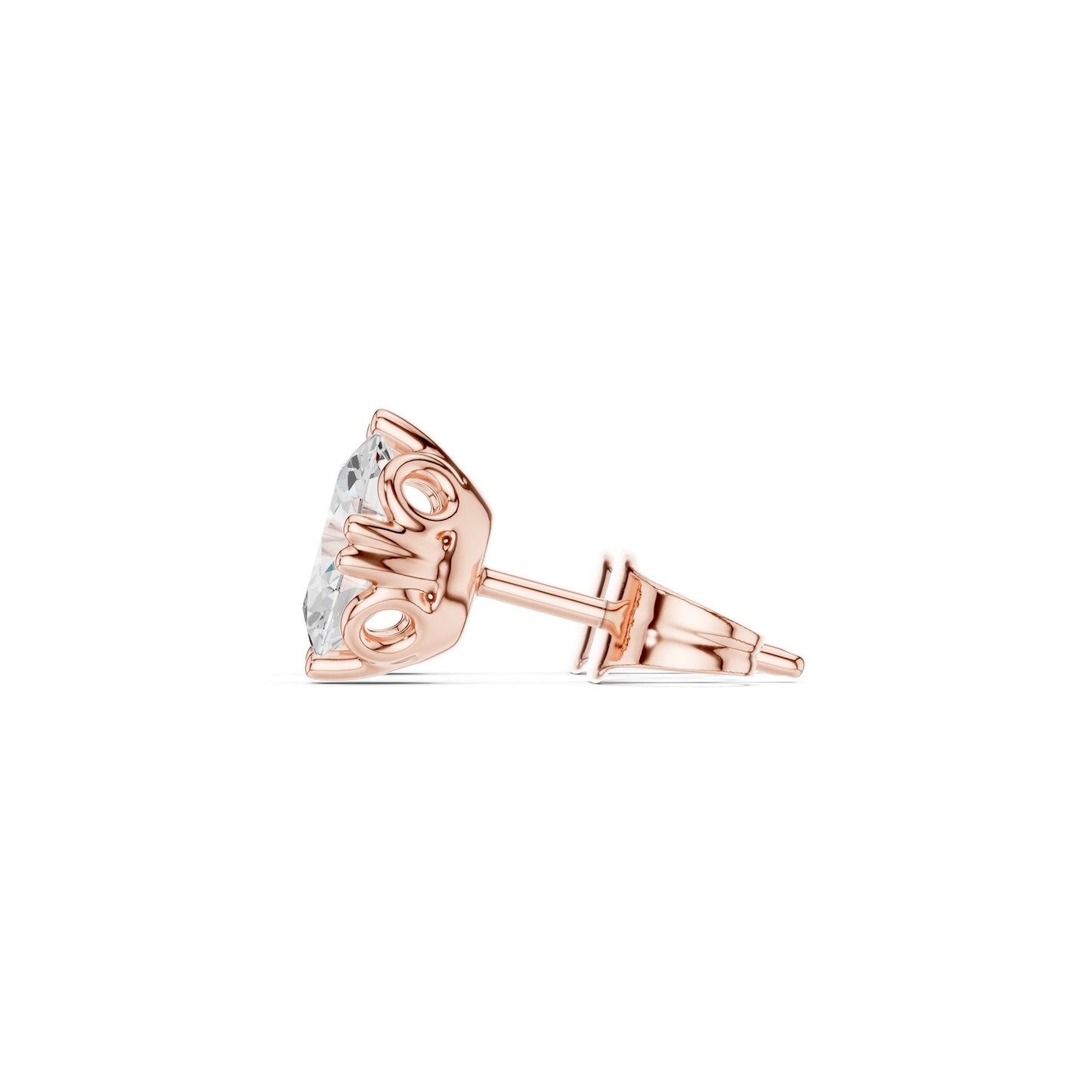 Mixed Shape Lab Grown Diamond Stud Earrings