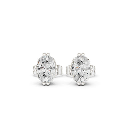 Mixed Shape Lab Grown Diamond Stud Earrings