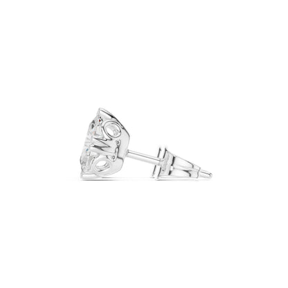Mixed Shape Lab Grown Diamond Stud Earrings