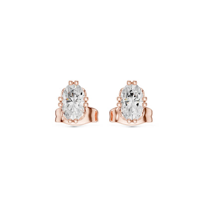 Marquise Stud Lab Grown Diamond Earrings