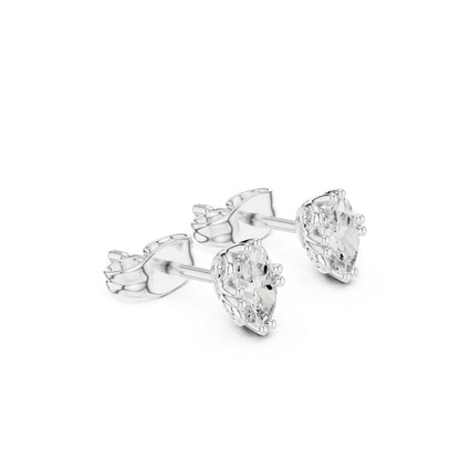 Marquise Stud Lab Grown Diamond Earrings