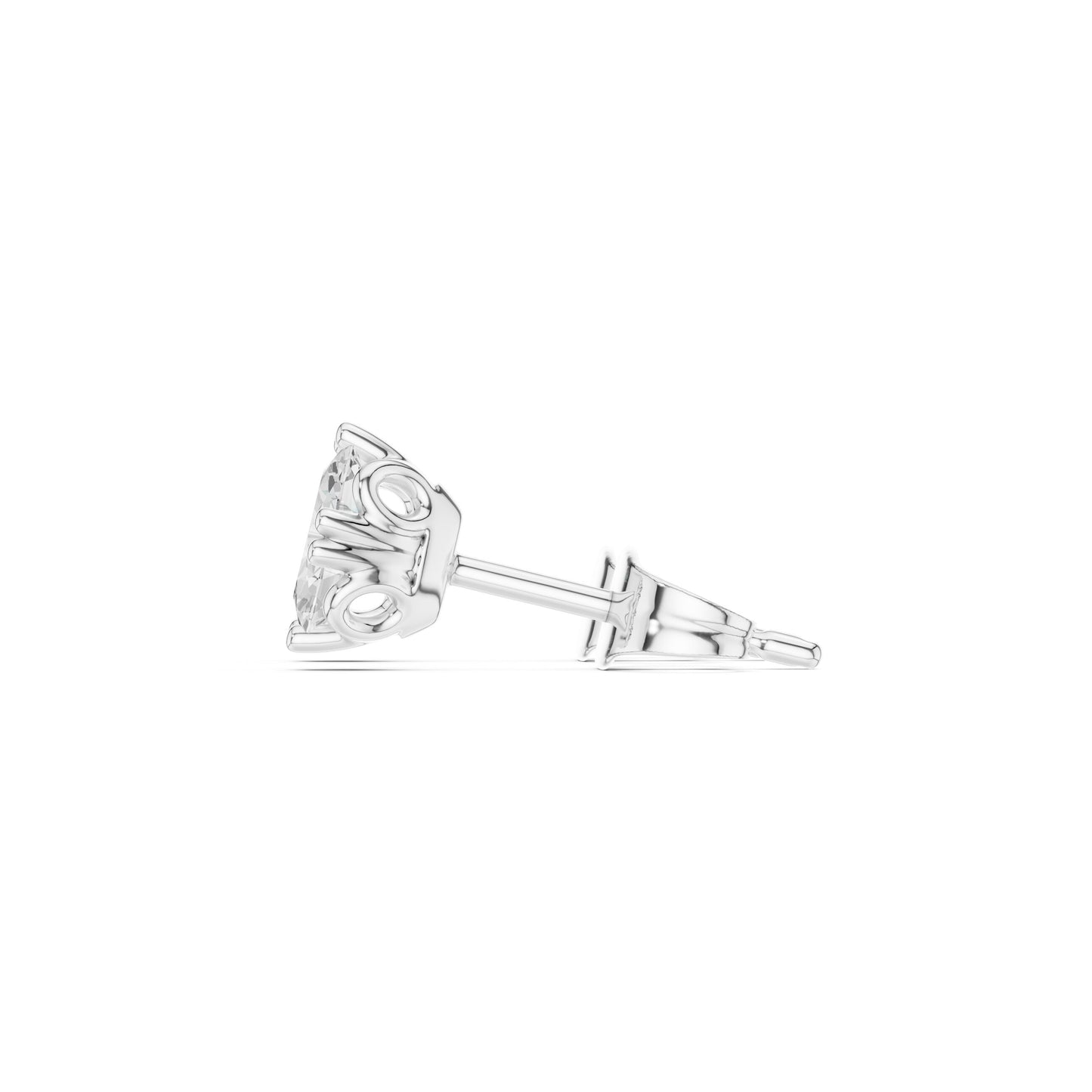 Marquise Stud Lab Grown Diamond Earrings