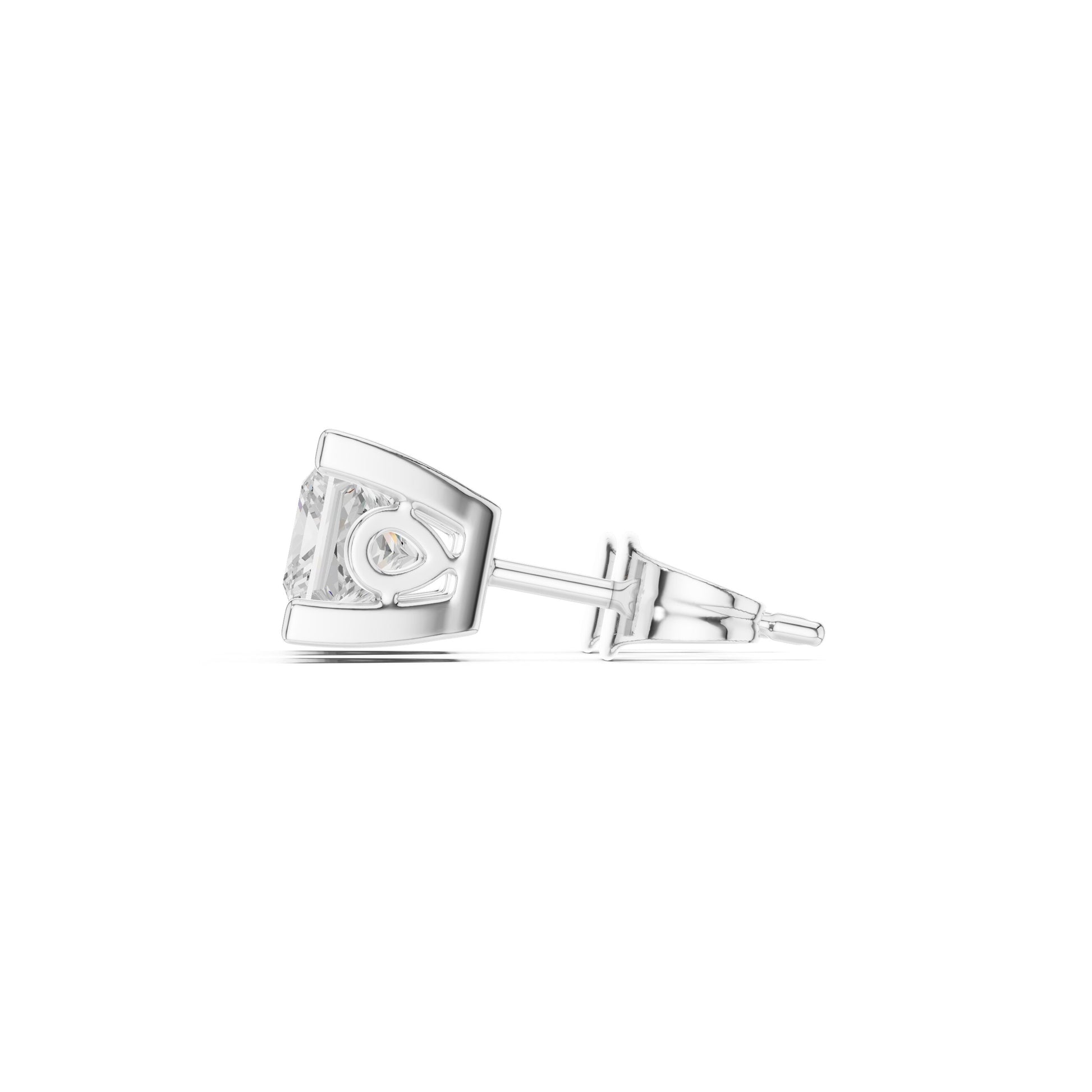 Princess Stud Lab Grown Diamond Earrings