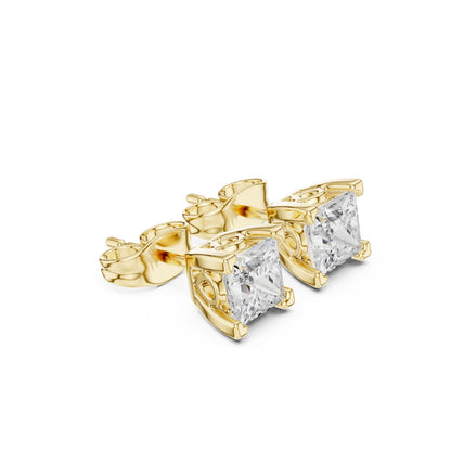 Princess Stud Lab Grown Diamond Earrings