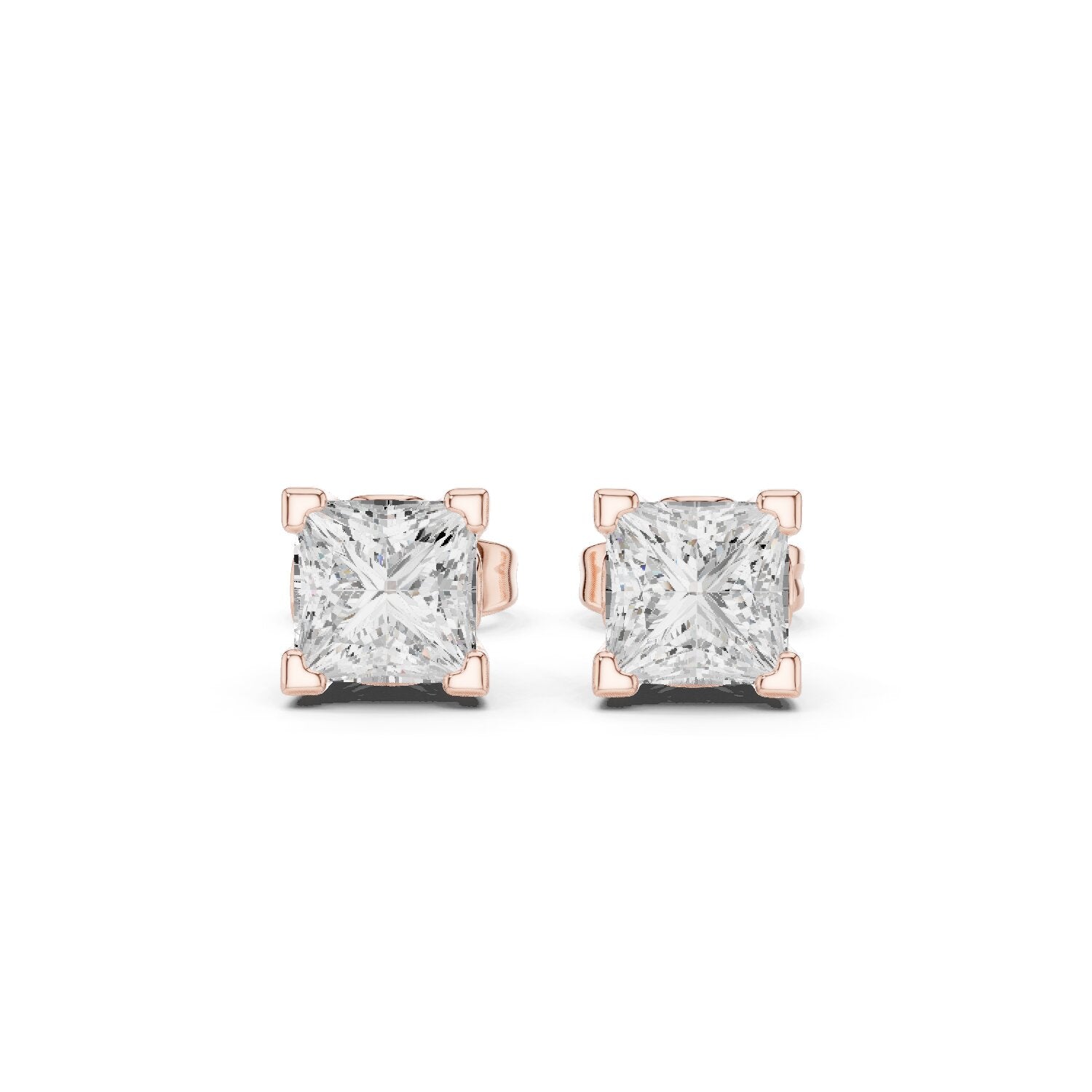 Mixed Shape Lab Grown Diamond Stud Earrings