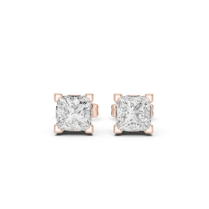 Mixed Shape Lab Grown Diamond Stud Earrings