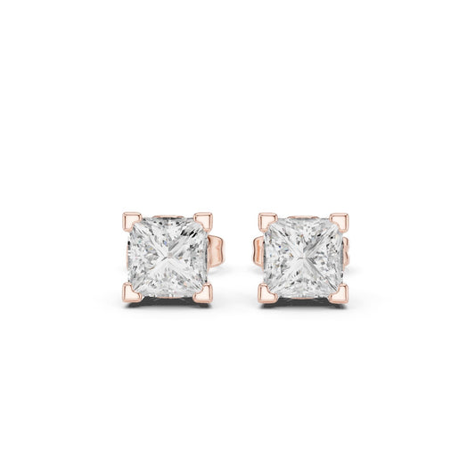 Mixed Shape Lab Grown Diamond Stud Earrings