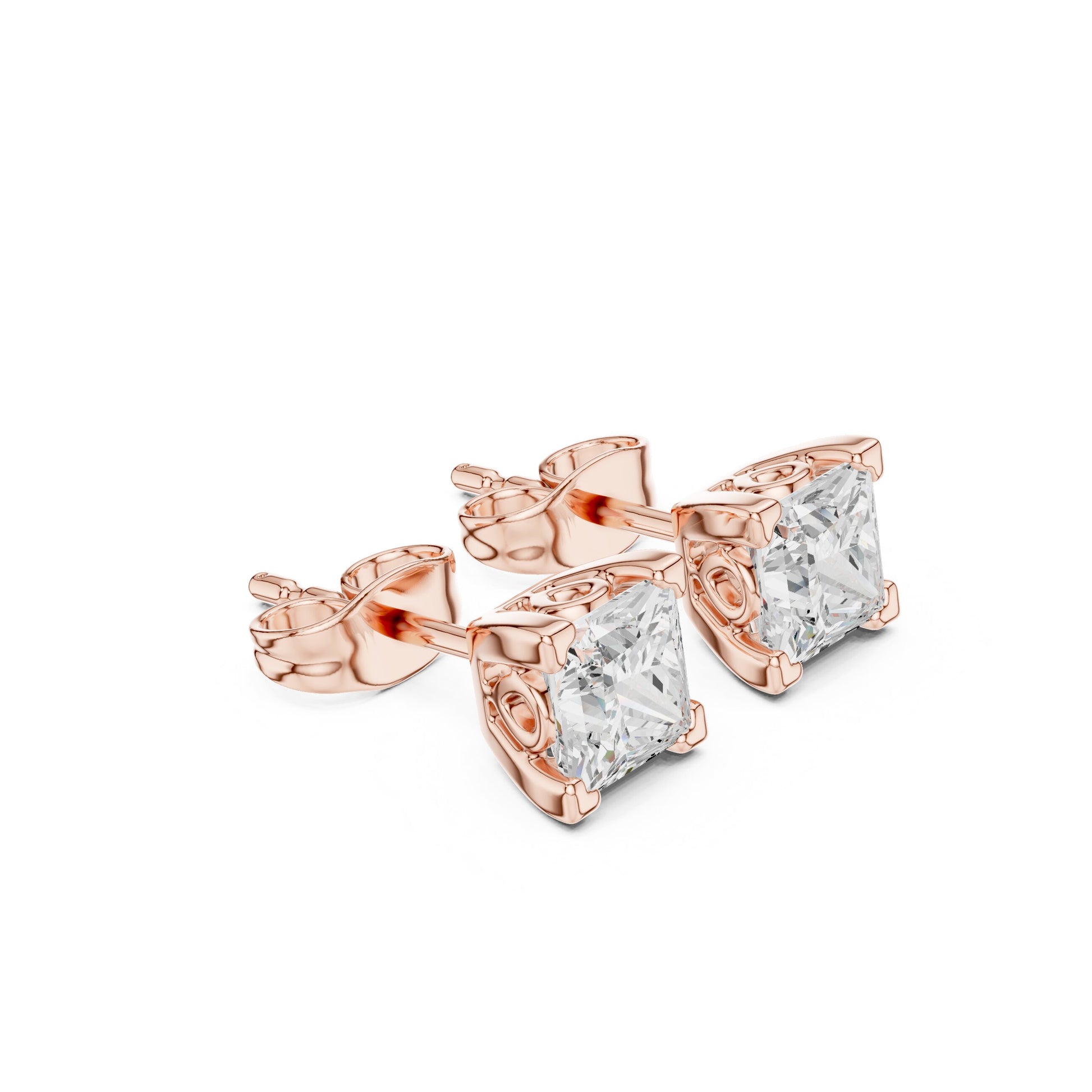 Mixed Shape Lab Grown Diamond Stud Earrings