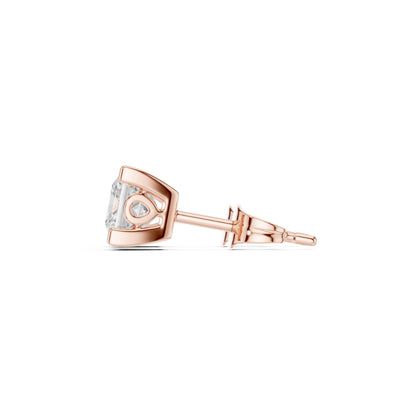 Mixed Shape Lab Grown Diamond Stud Earrings