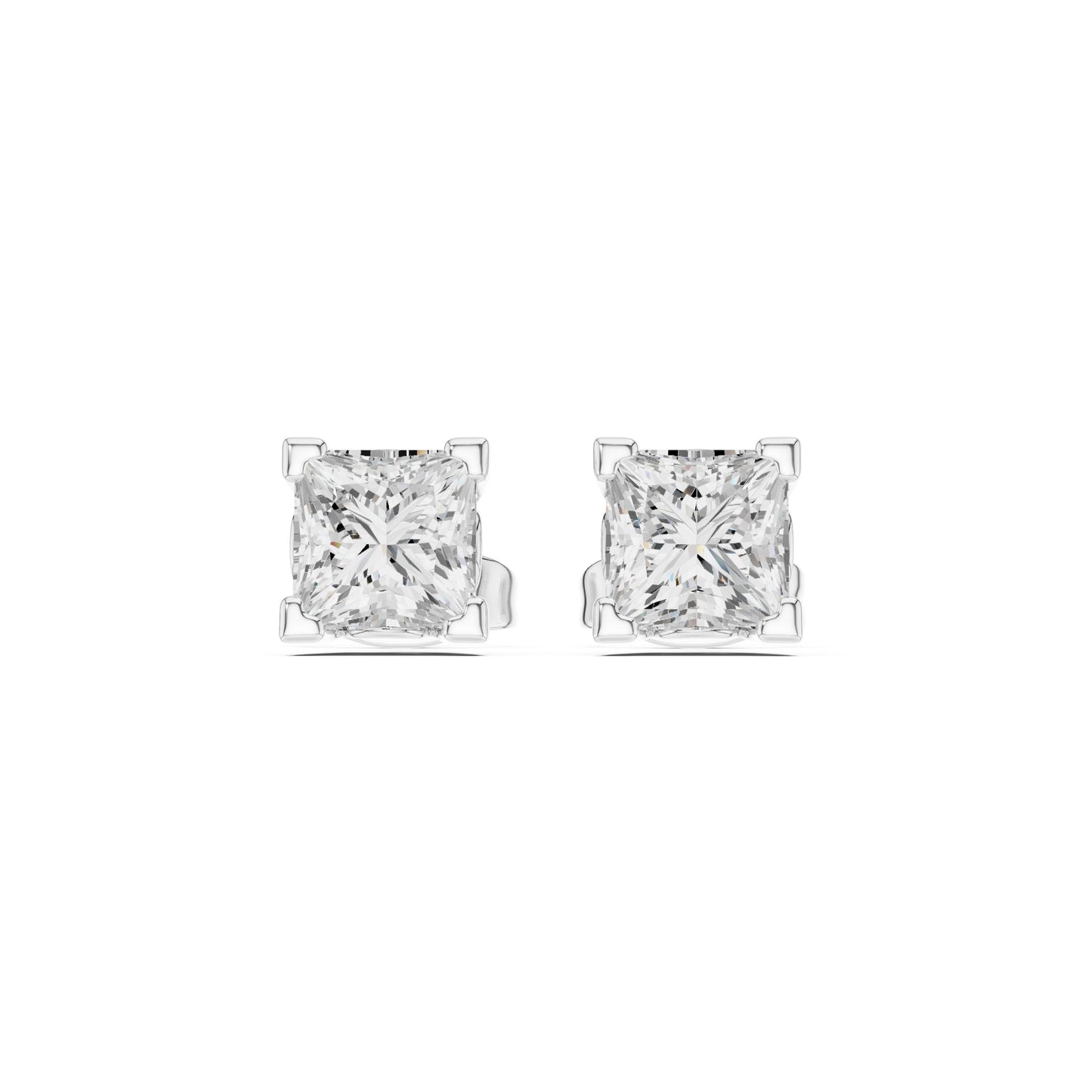 Mixed Shape Lab Grown Diamond Stud Earrings