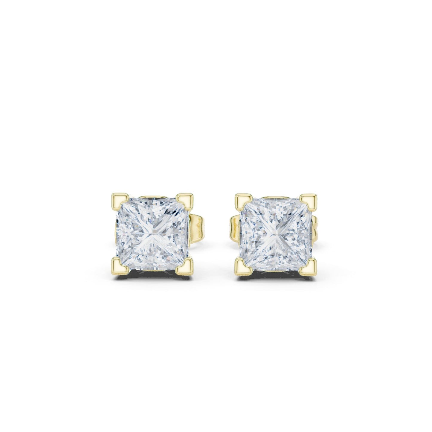 Mixed Shape Lab Grown Diamond Stud Earrings