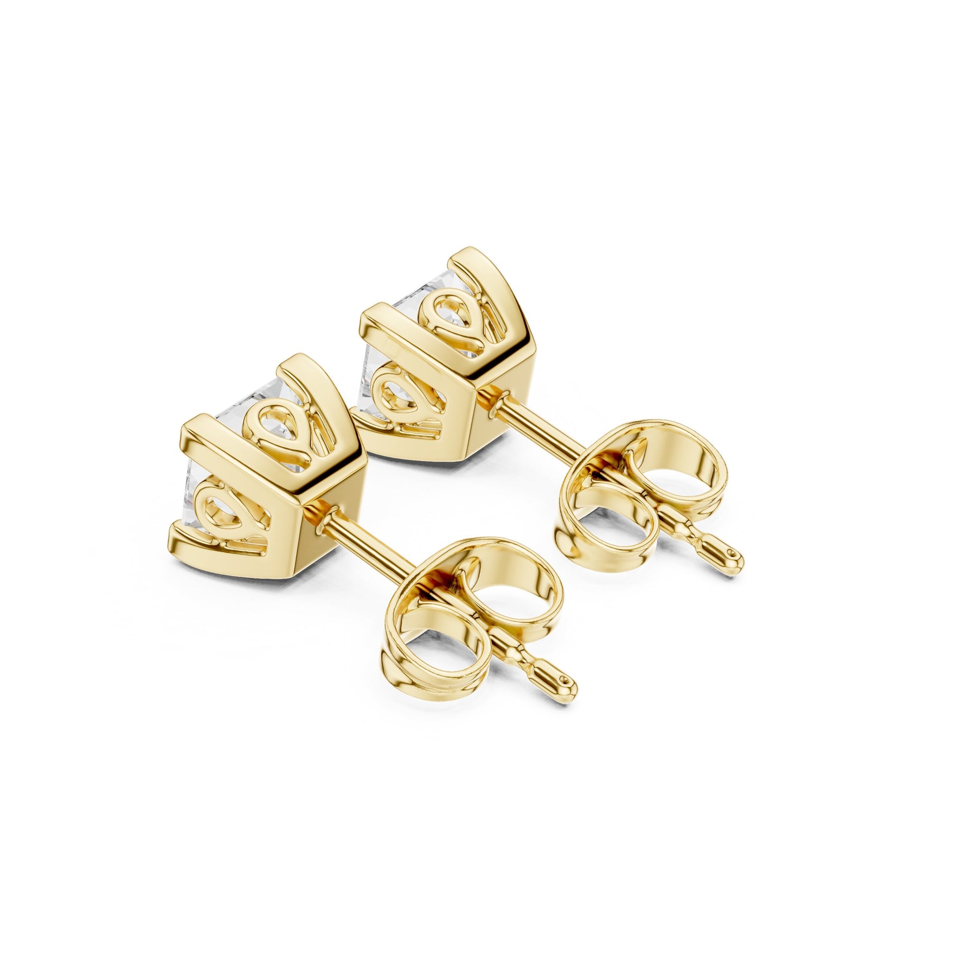 Mixed Shape Lab Grown Diamond Stud Earrings