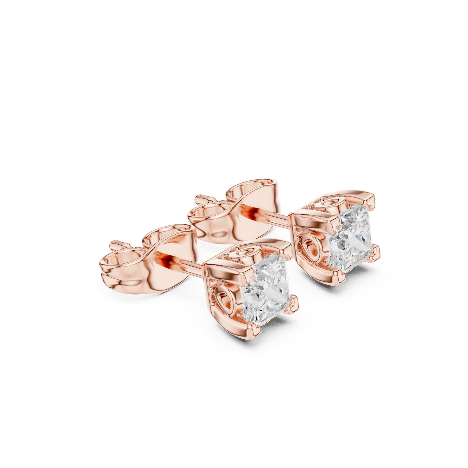 Cushion Stud Lab Grown Diamond Earrings