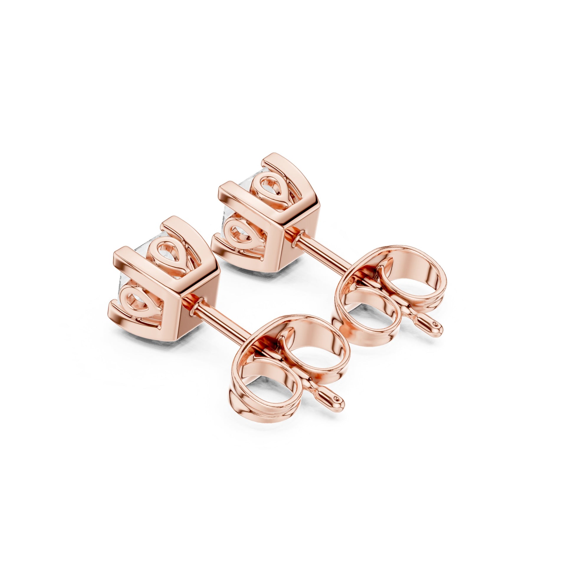 Cushion Stud Lab Grown Diamond Earrings