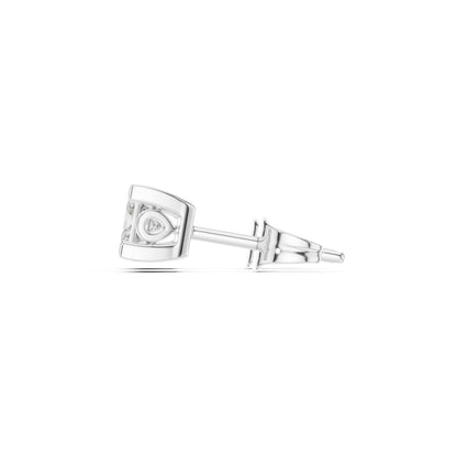 Cushion Stud Lab Grown Diamond Earrings