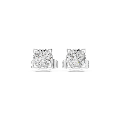 Cushion Stud Lab Grown Diamond Earrings