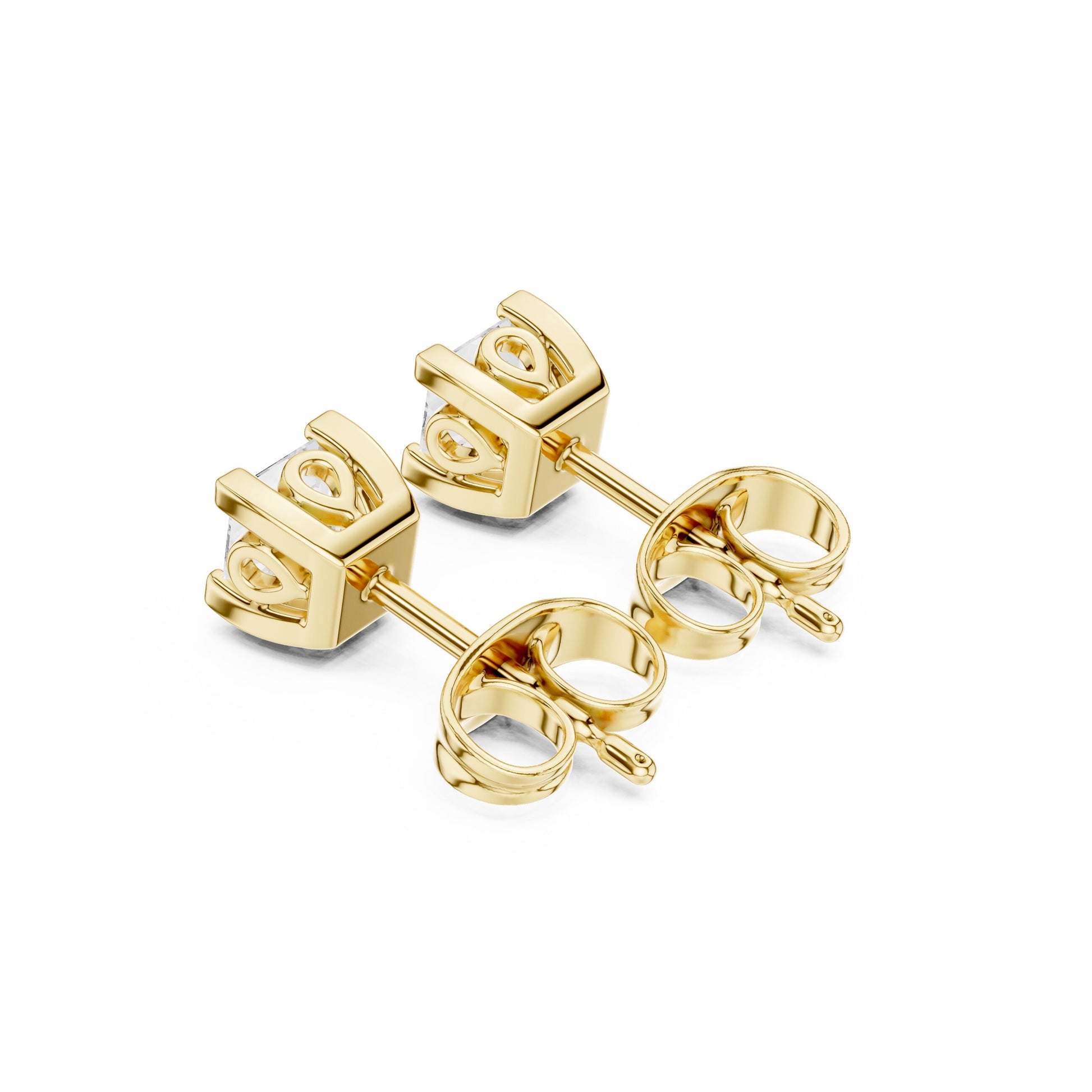 Cushion Stud Lab Grown Diamond Earrings