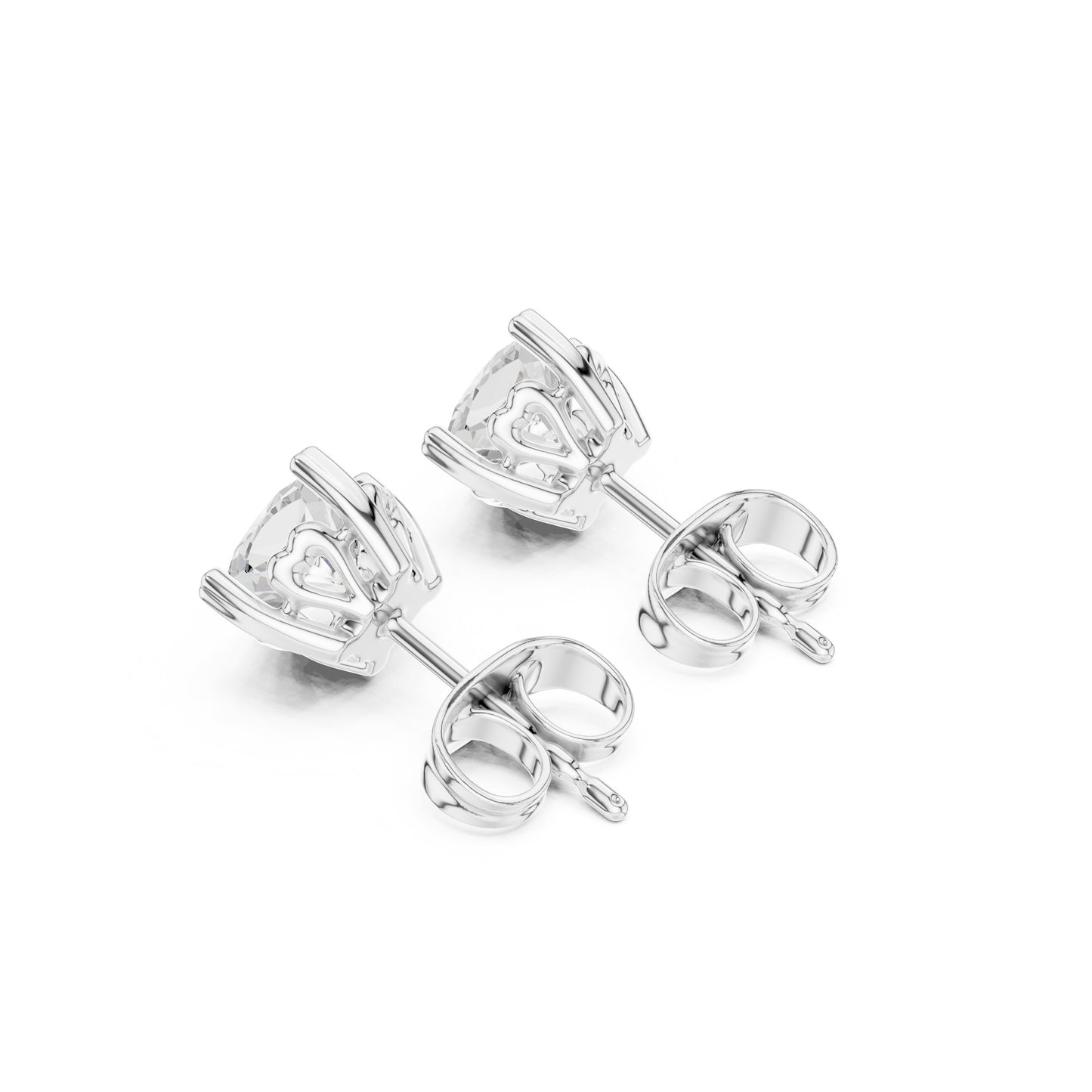 Oval Stud Lab Grown Diamond Earrings