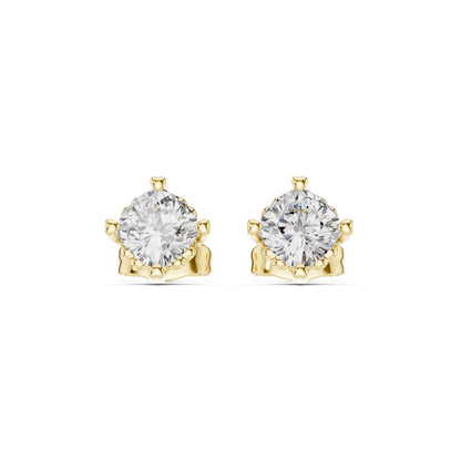 Oval Stud Lab Grown Diamond Earrings