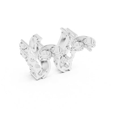 Round Climber Lab Grown Diamond Earrings