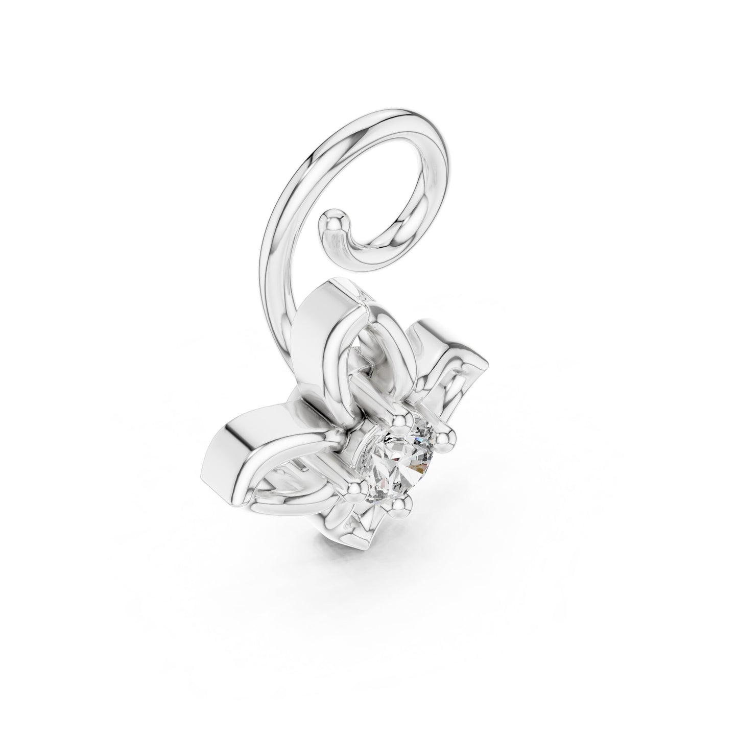 Round Stud Lab Grown Diamond Earrings