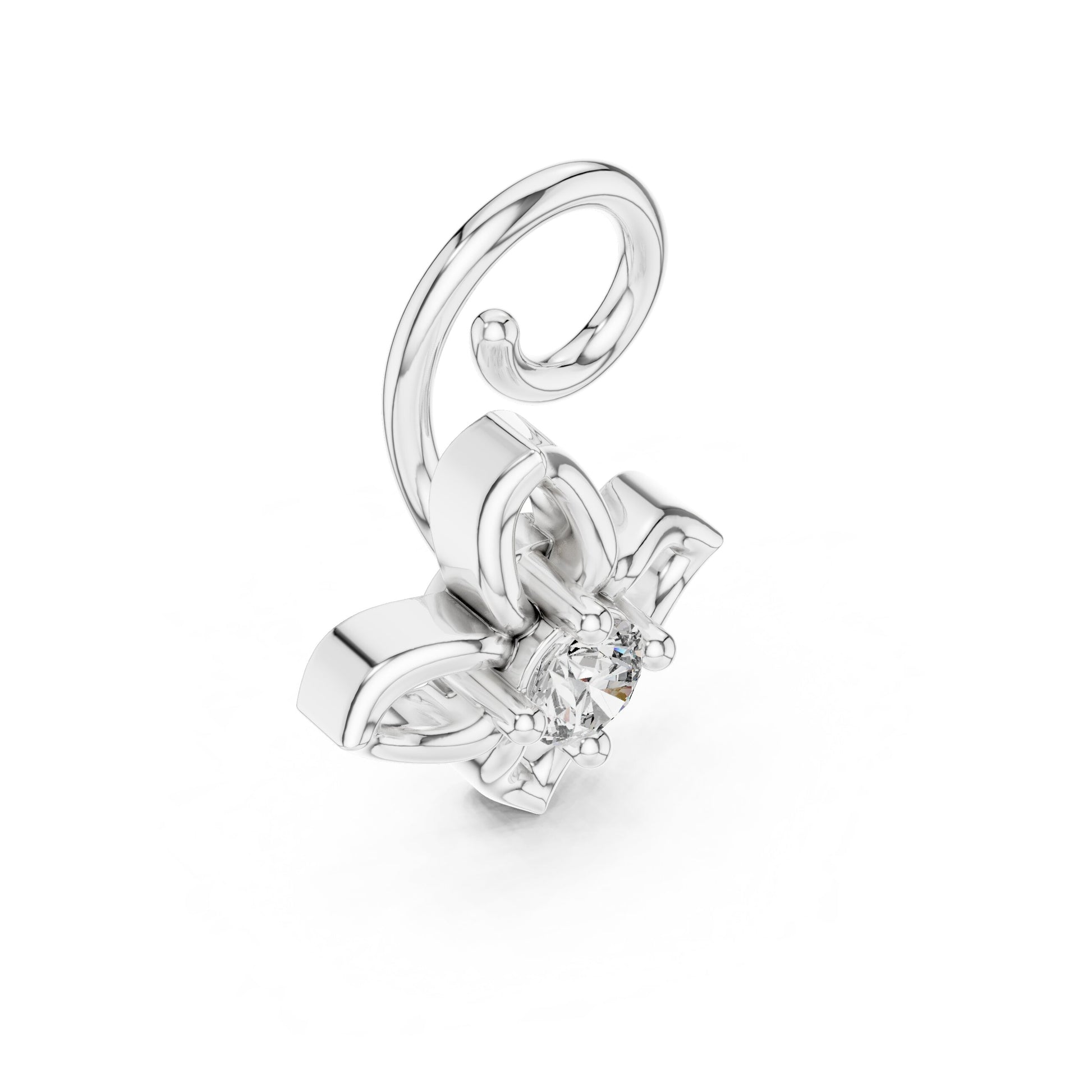 Round Stud Lab Grown Diamond Earrings