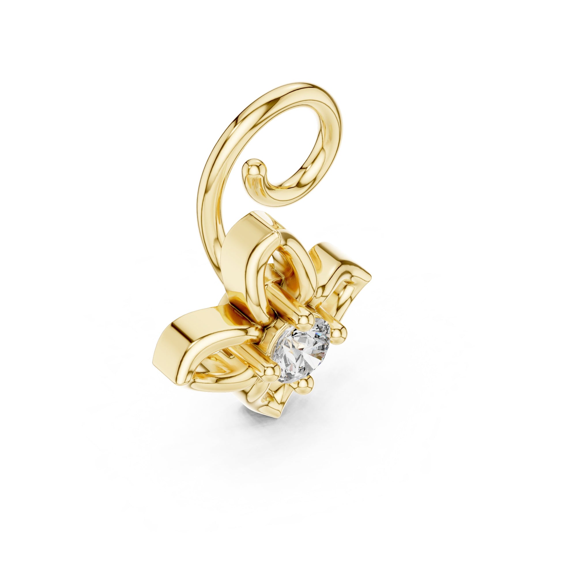 Round Stud Lab Grown Diamond Earrings