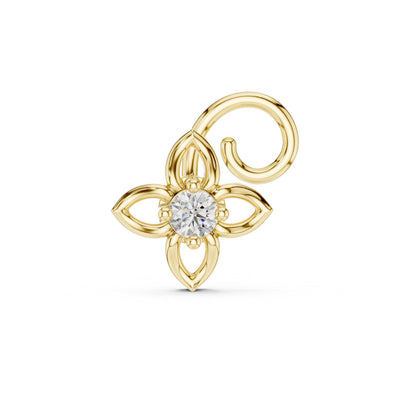 Round Stud Lab Grown Diamond Earrings