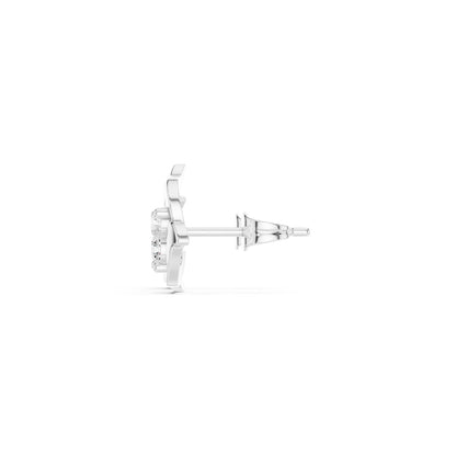 Round Stud Lab Grown Diamond Earrings