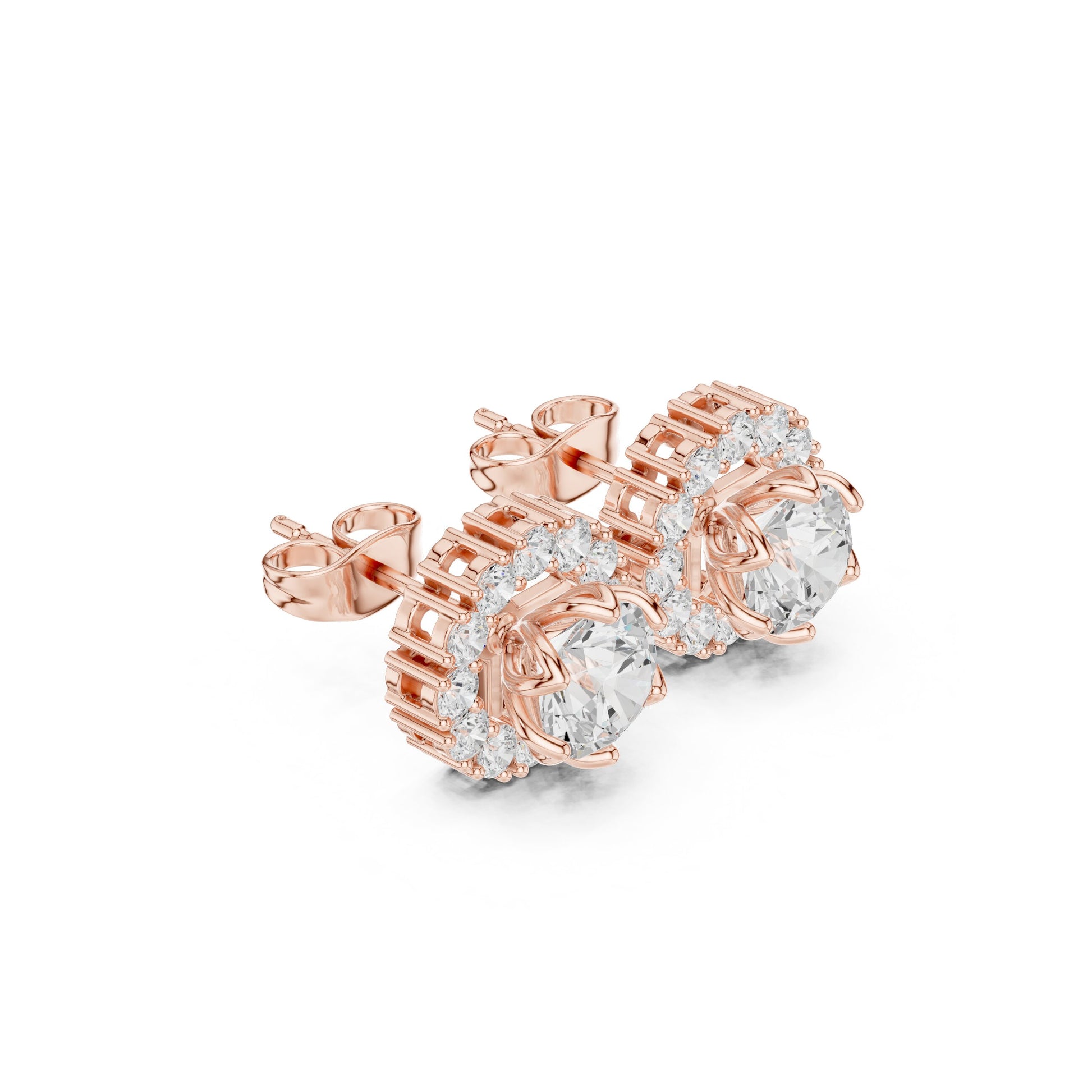 Mixed Shape Lab Grown Diamond Stud Earrings