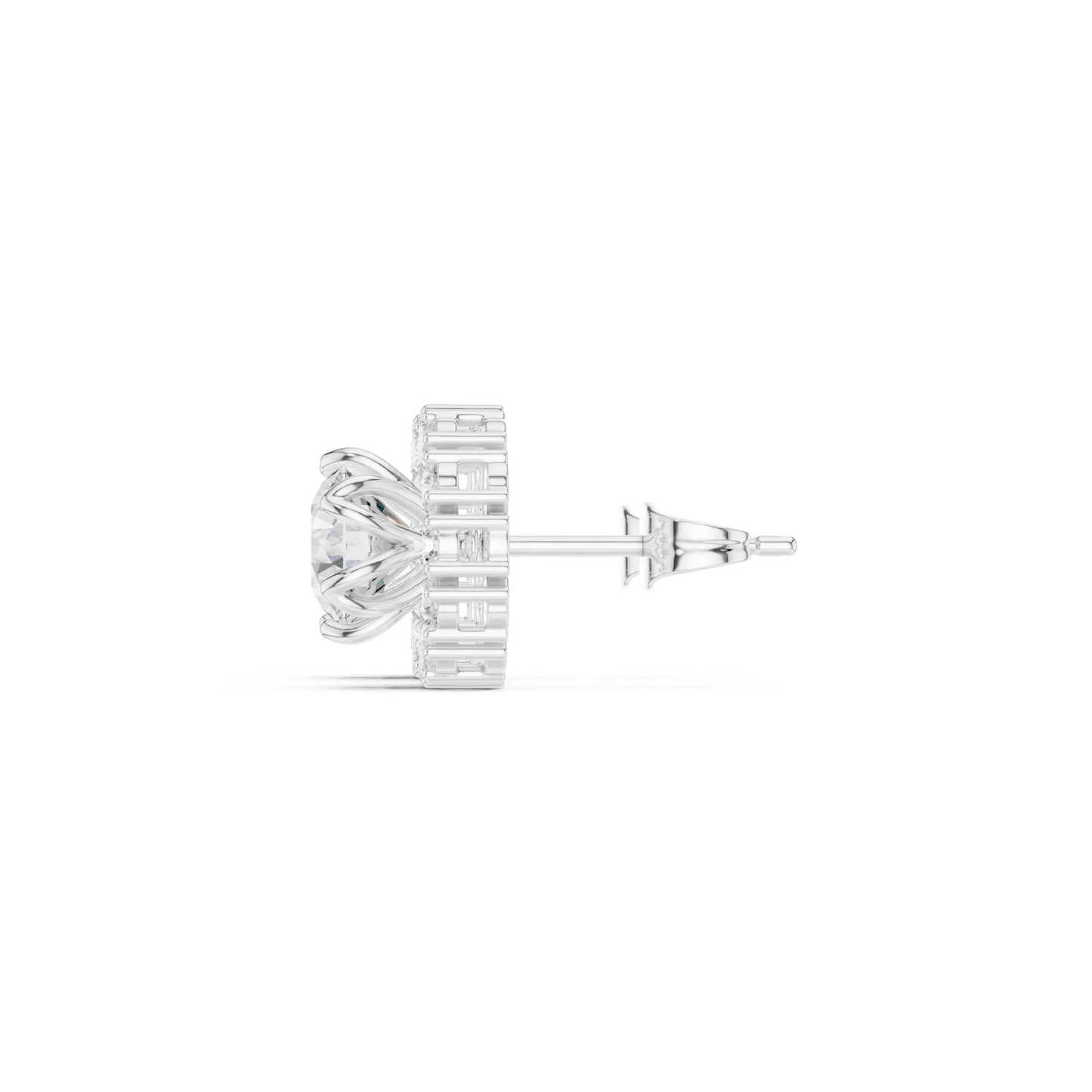 Mixed Shape Lab Grown Diamond Stud Earrings