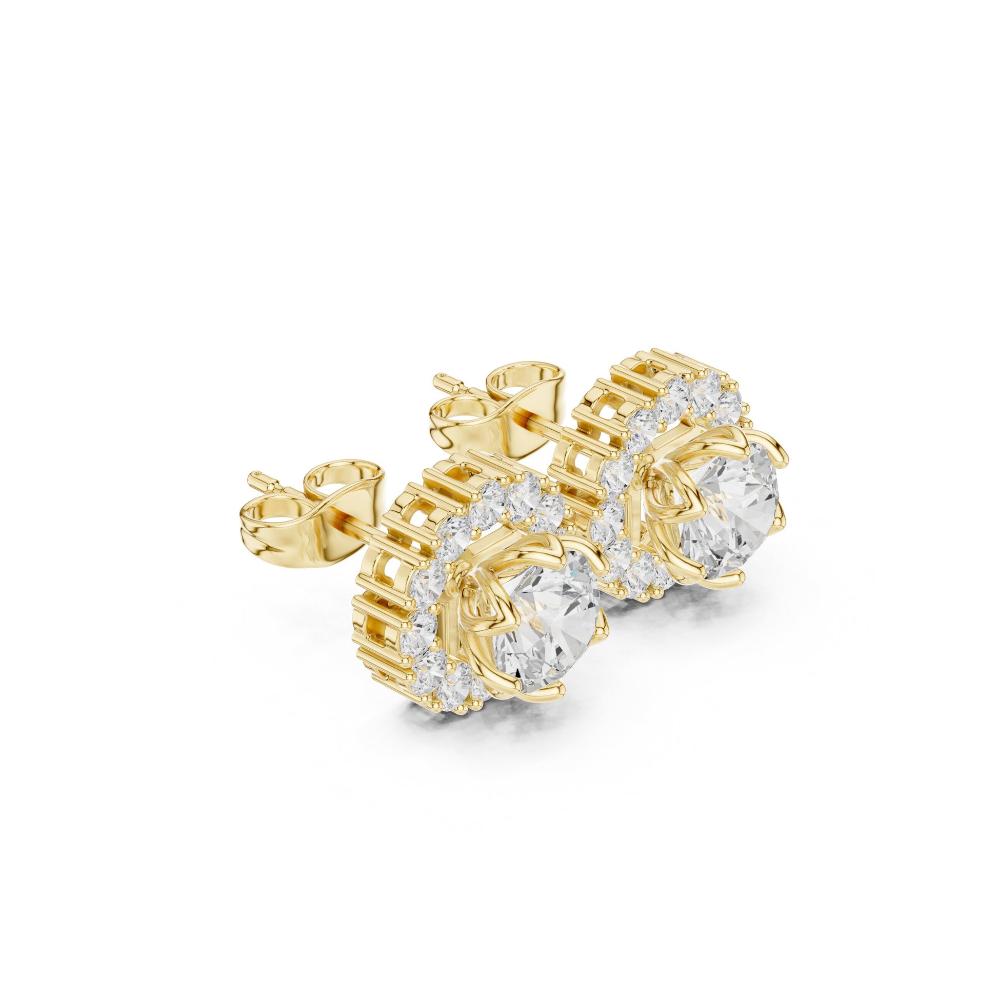 Mixed Shape Lab Grown Diamond Stud Earrings