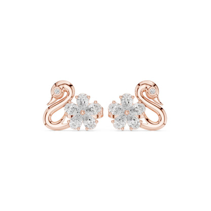 Round Climber Lab Grown Diamond Earrings