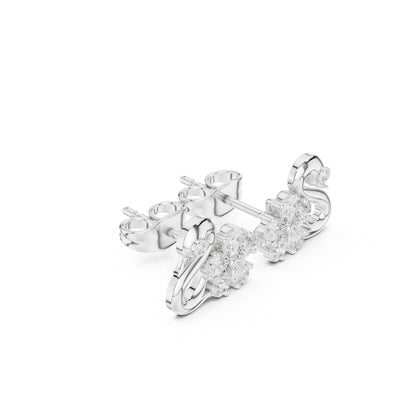 Round Climber Lab Grown Diamond Earrings