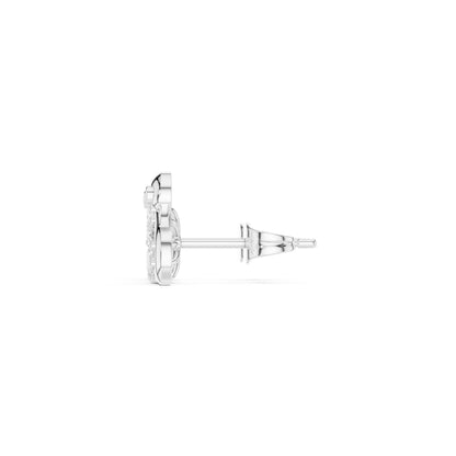 Round Climber Lab Grown Diamond Earrings