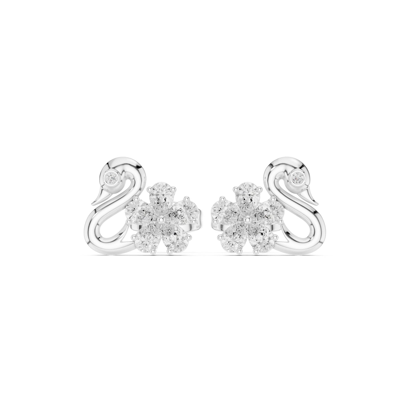 Round Climber Lab Grown Diamond Earrings
