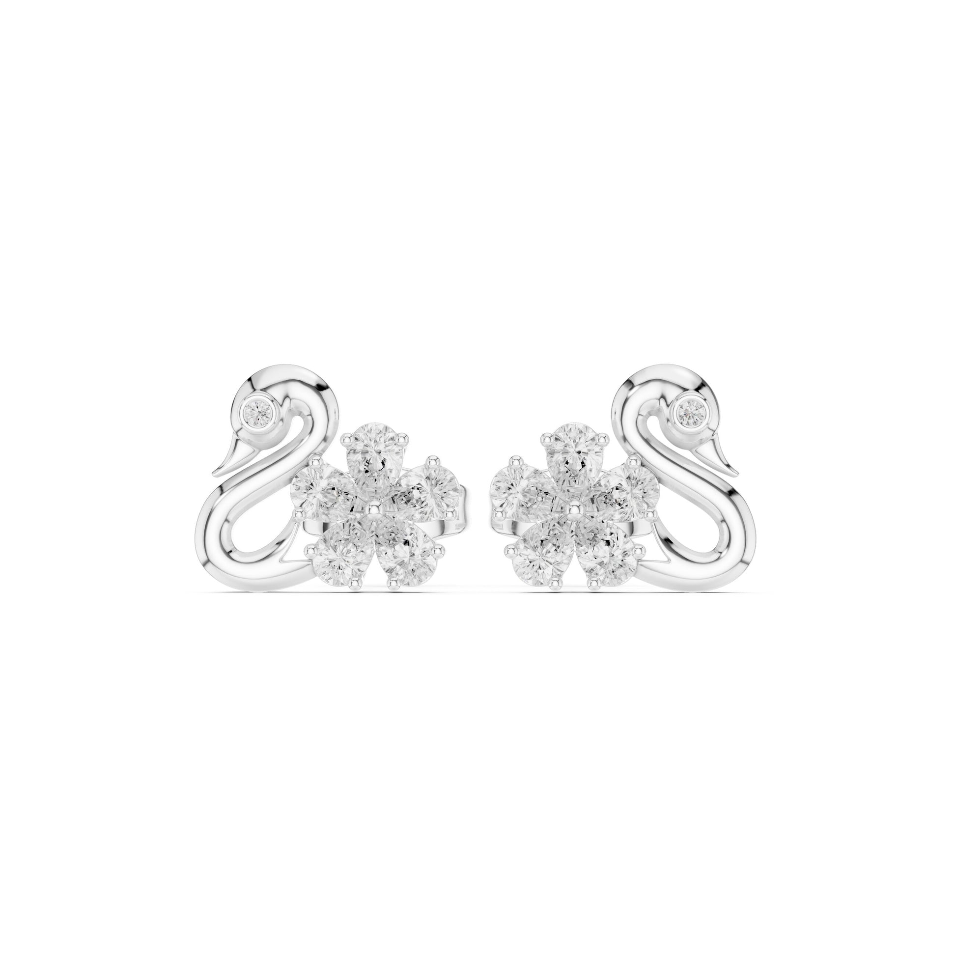 Round Climber Lab Grown Diamond Earrings