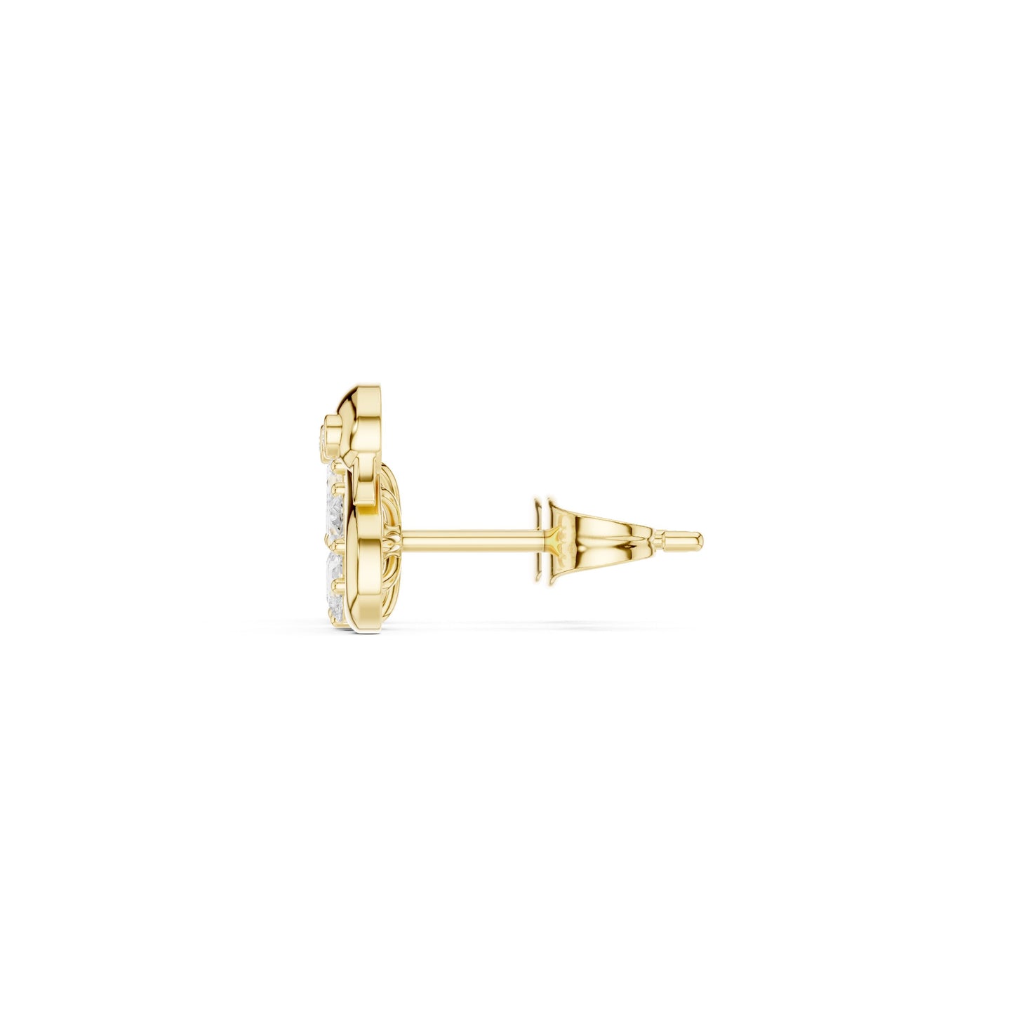 Round Climber Lab Grown Diamond Earrings