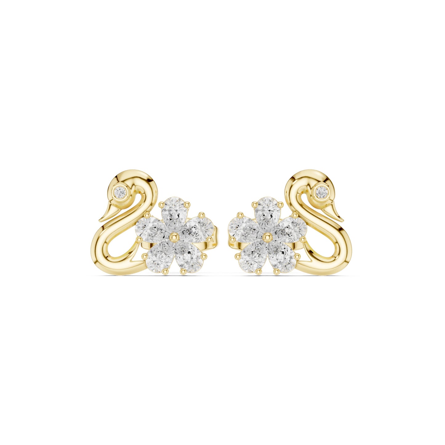 Round Climber Lab Grown Diamond Earrings