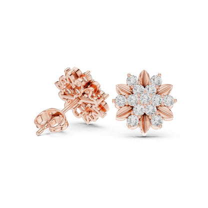 Mixed Shape Lab Grown Diamond Stud Earrings