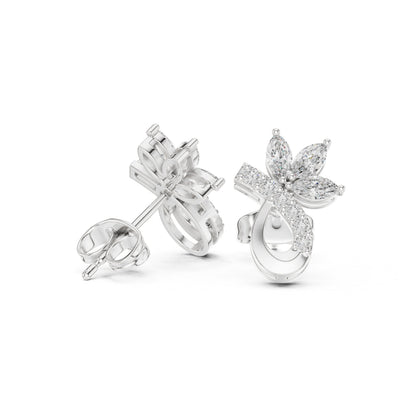 Mixed Shape Lab Grown Diamond Stud Earrings