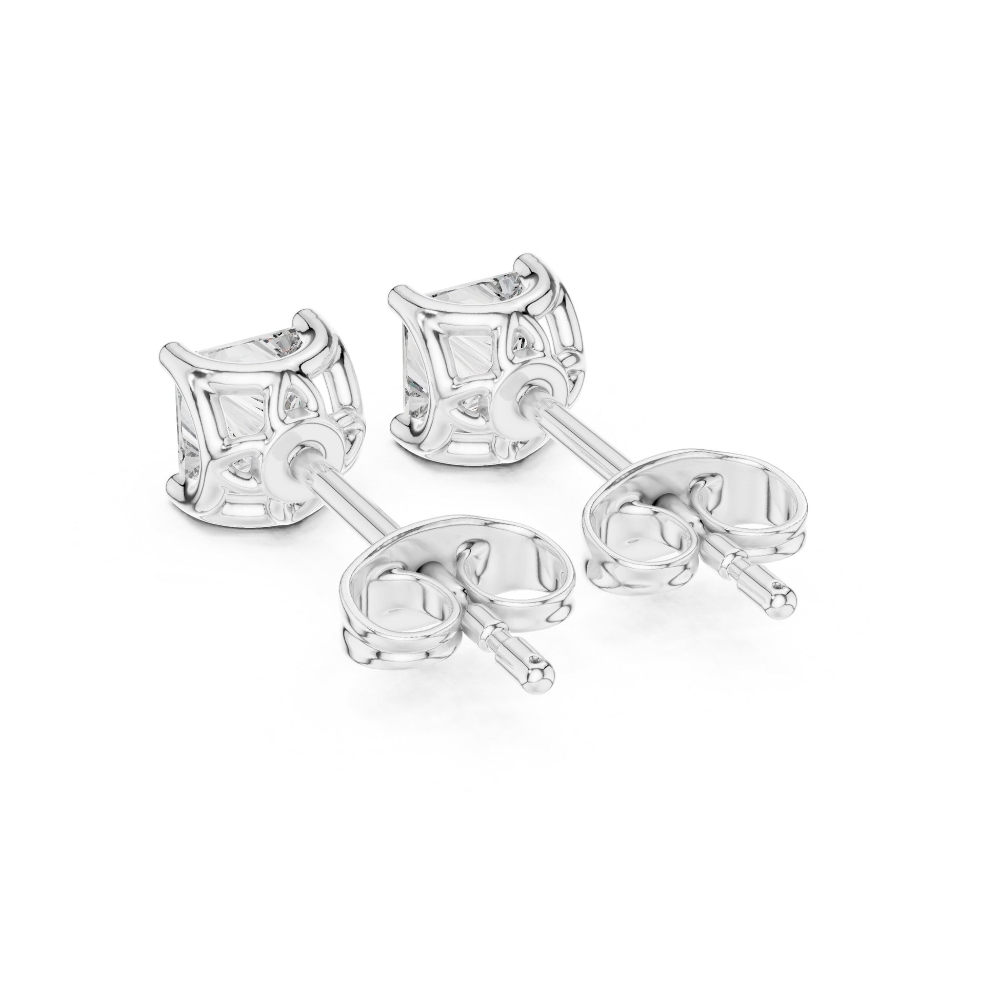 Princess Stud Lab Grown Diamond Earrings