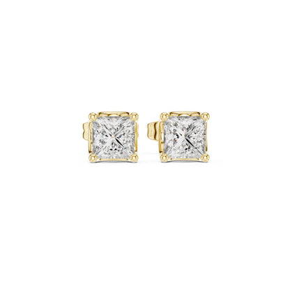 Princess Stud Lab Grown Diamond Earrings